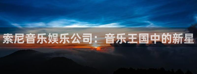 恒盛娱乐ccmpc：索尼音乐娱乐公司：音乐王国中的新星
