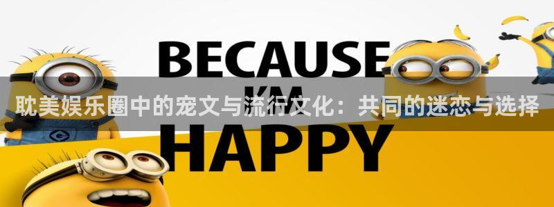 恒盛娱乐：耽美娱乐圈中的宠文与流行文化：共同的迷恋与选择