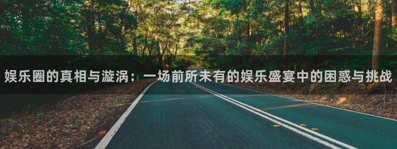 恒盛娱乐平台登录入口：娱乐圈的真相与漩涡：一场前所未有的娱乐盛宴中的困惑与挑战