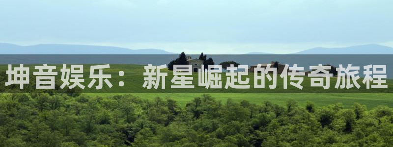 恒盛娱乐登录：坤音娱乐：新星崛起的传奇旅程