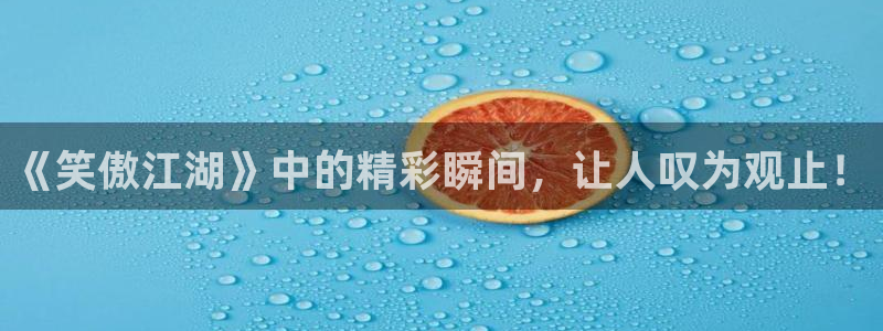 恒盛娱乐体育平台开号链接：《笑傲江湖》中的精彩瞬间，让人叹为观止！